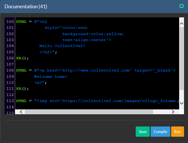HTML code 01
