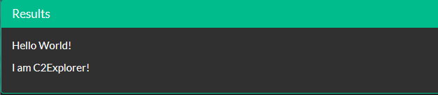 text code 01 result