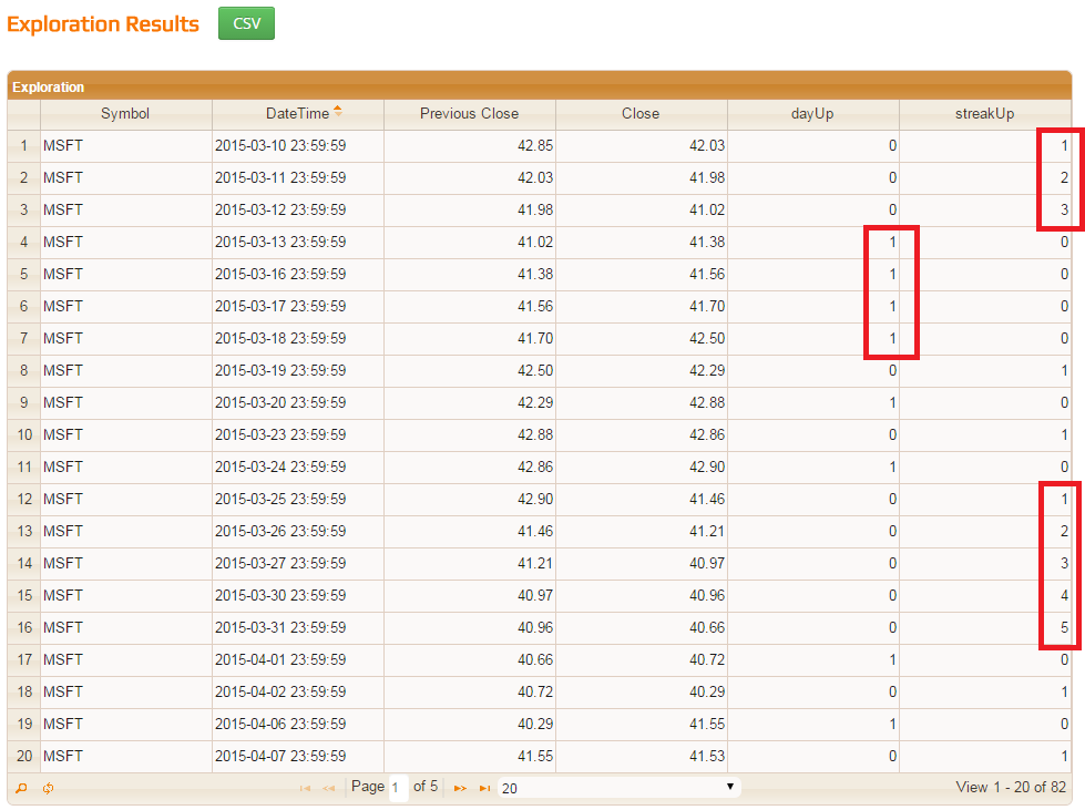 Example: Streak #2
